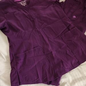 Healing Hands Purple Label Scrub Top